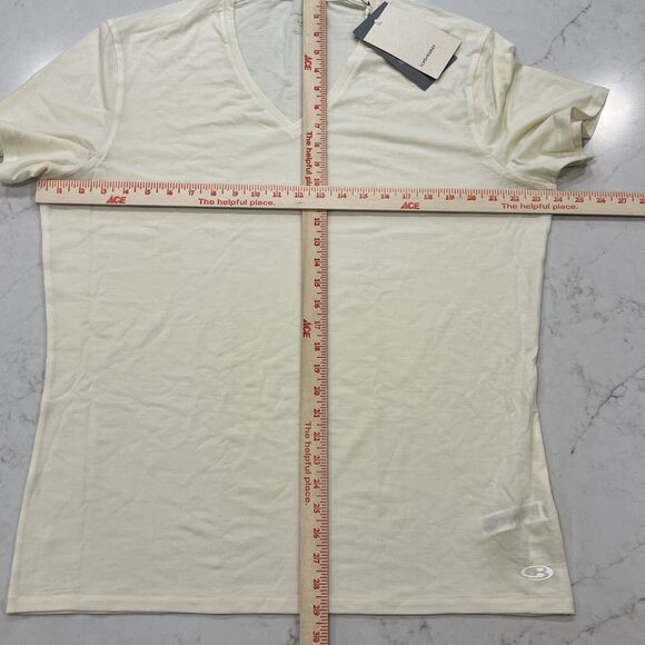 Icebreaker NEW Anatomica V-Neck Shirt Mens XXL Short Slv Wool Blend Base Layer - Picture 5 of 12